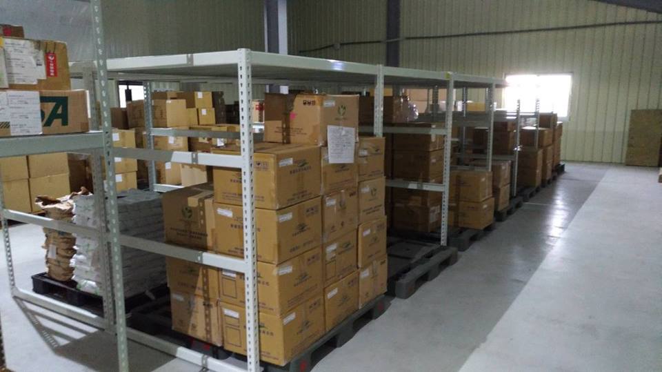 六甲區蘭都觀光工廠~象牙白免螺絲角鋼倉儲架