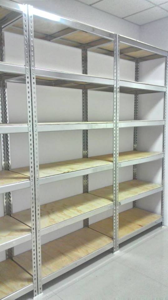 永康建設公司～不鏽鋼免螺絲角鋼展示架&nbsp;