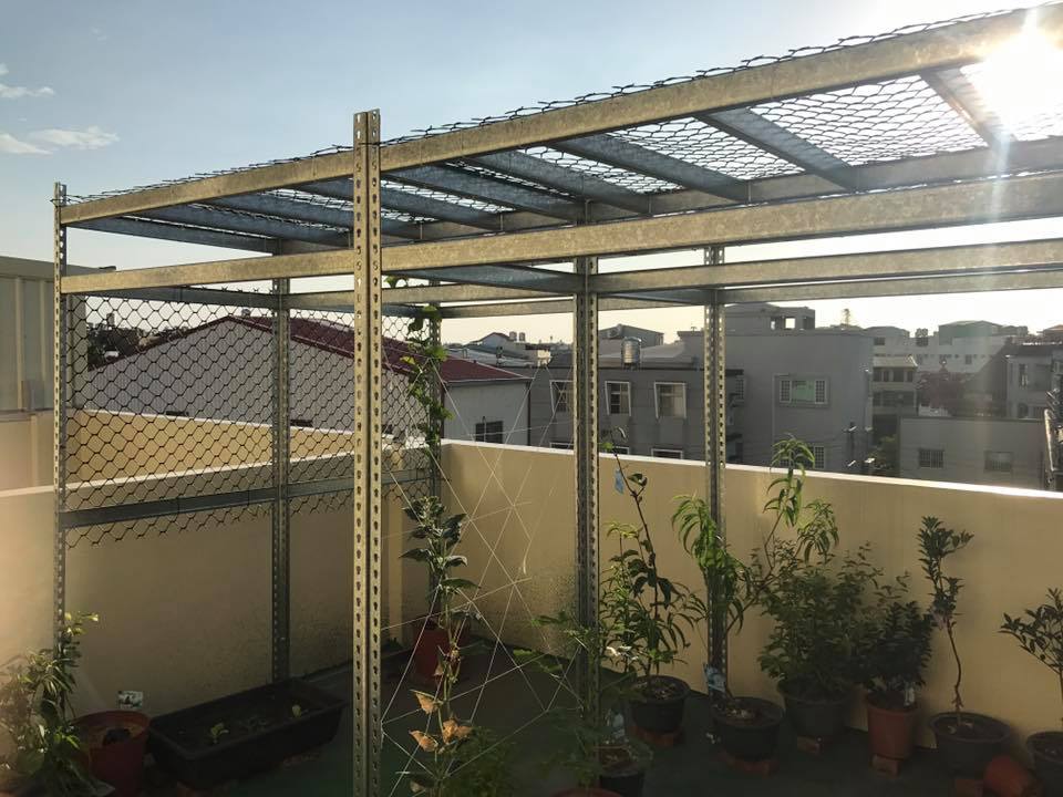 安定區～鍍鋅角鋼棚架