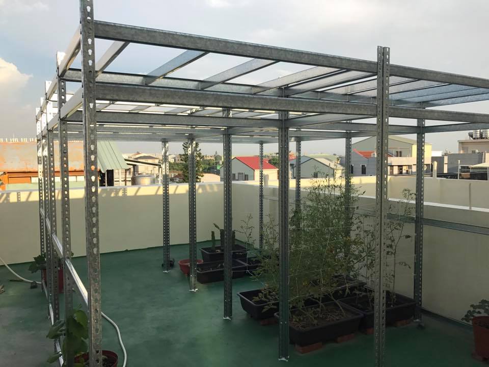 安定區～鍍鋅角鋼棚架