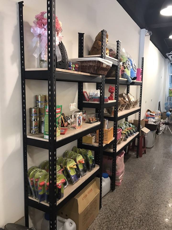 消光黑免螺絲角鋼展示架