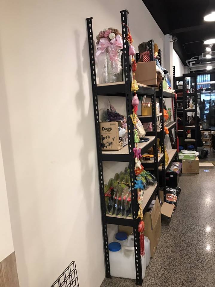 消光黑免螺絲角鋼展示架