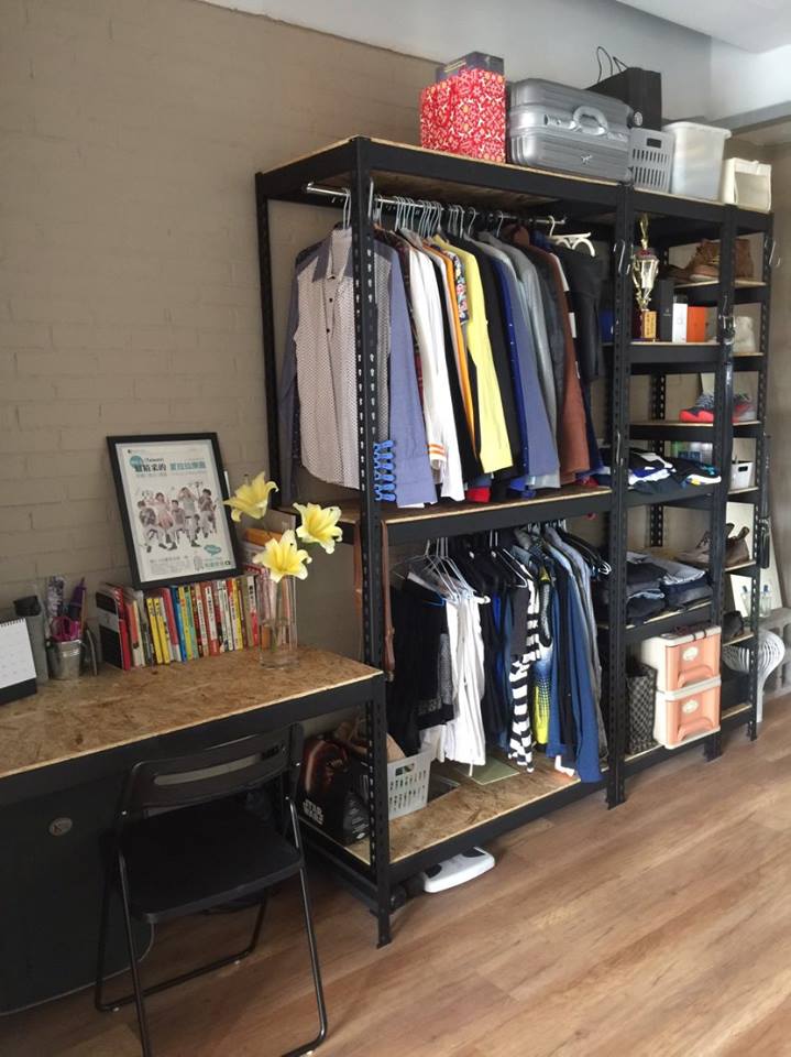 夏拉拉婚紗～工業風消光黑角鋼衣架&amp;工作桌&amp;鞋架