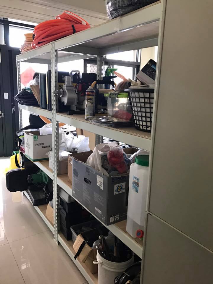 善化區太陽能公司～免螺絲倉儲角鋼架