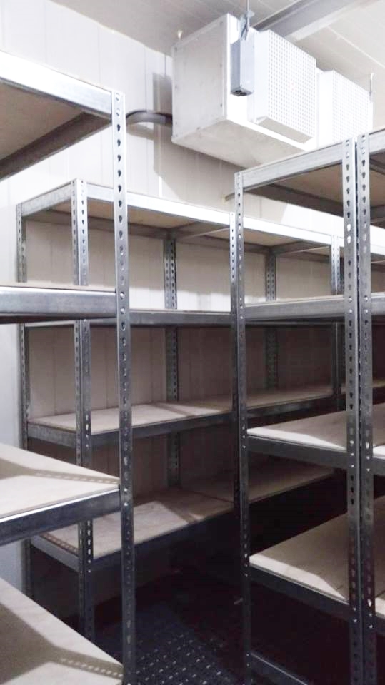 新營區中藥行～冷凍庫免螺絲鍍鋅角鋼置物架