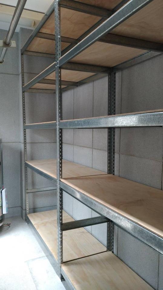 竹溪街陽台～免螺絲鍍鋅角鋼置物架