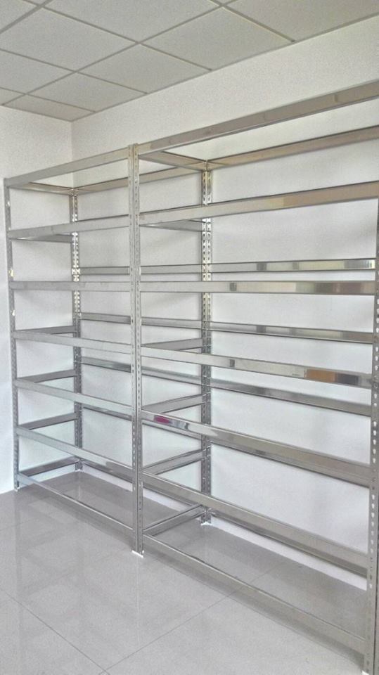 永康建設公司～不鏽鋼免螺絲角鋼展示架