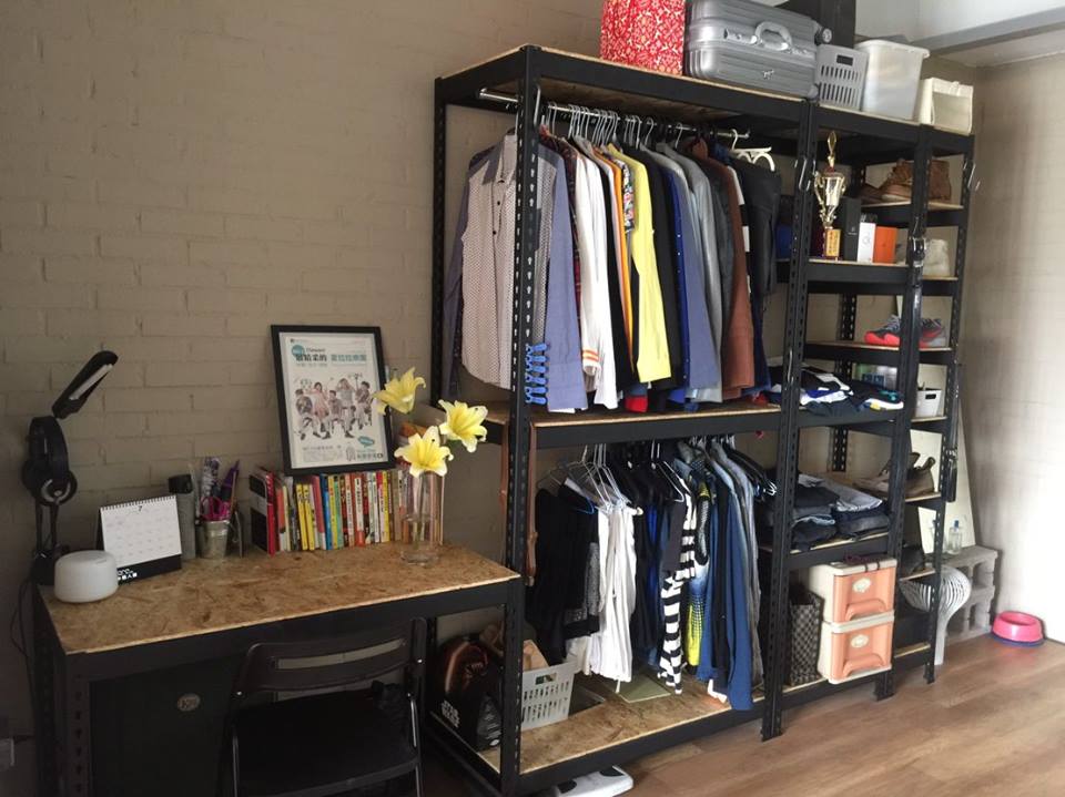 夏拉拉婚紗～工業風消光黑角鋼衣架&amp;工作桌&amp;鞋架