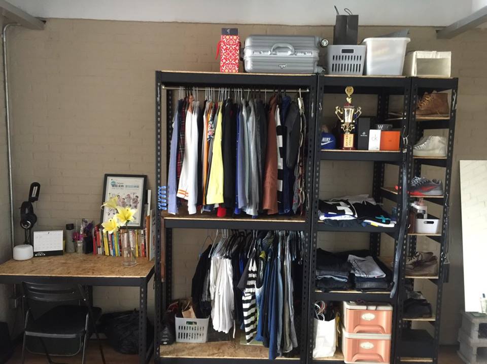 夏拉拉婚紗～工業風消光黑角鋼衣架&amp;工作桌&amp;鞋架