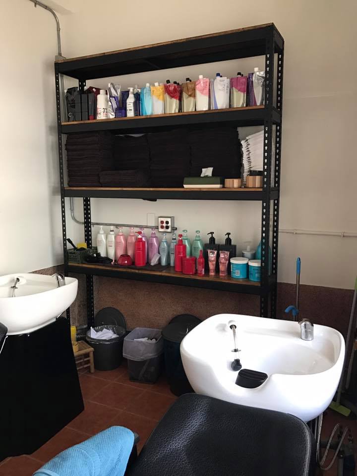 中西區美髮店～免螺絲角鋼空間成果