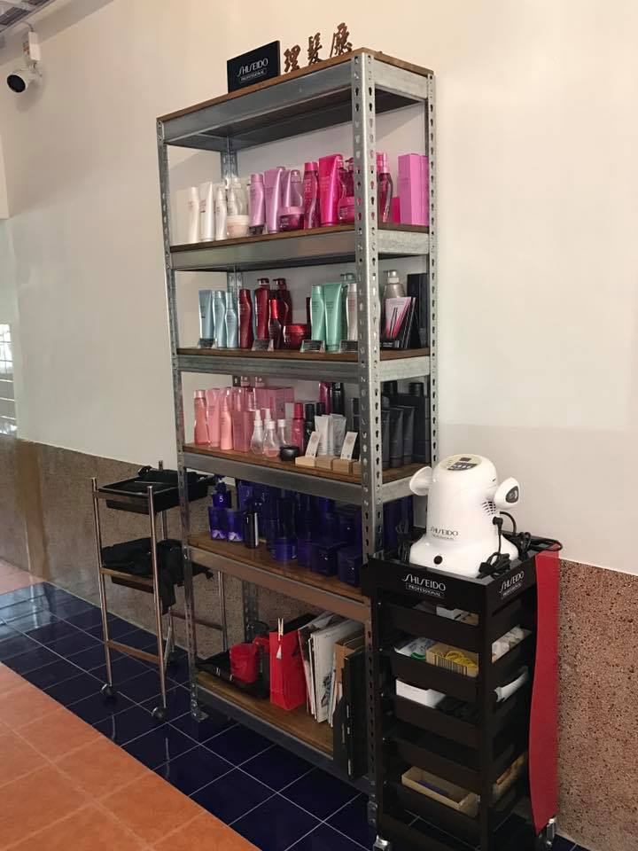 中西區美髮店～免螺絲角鋼空間成果