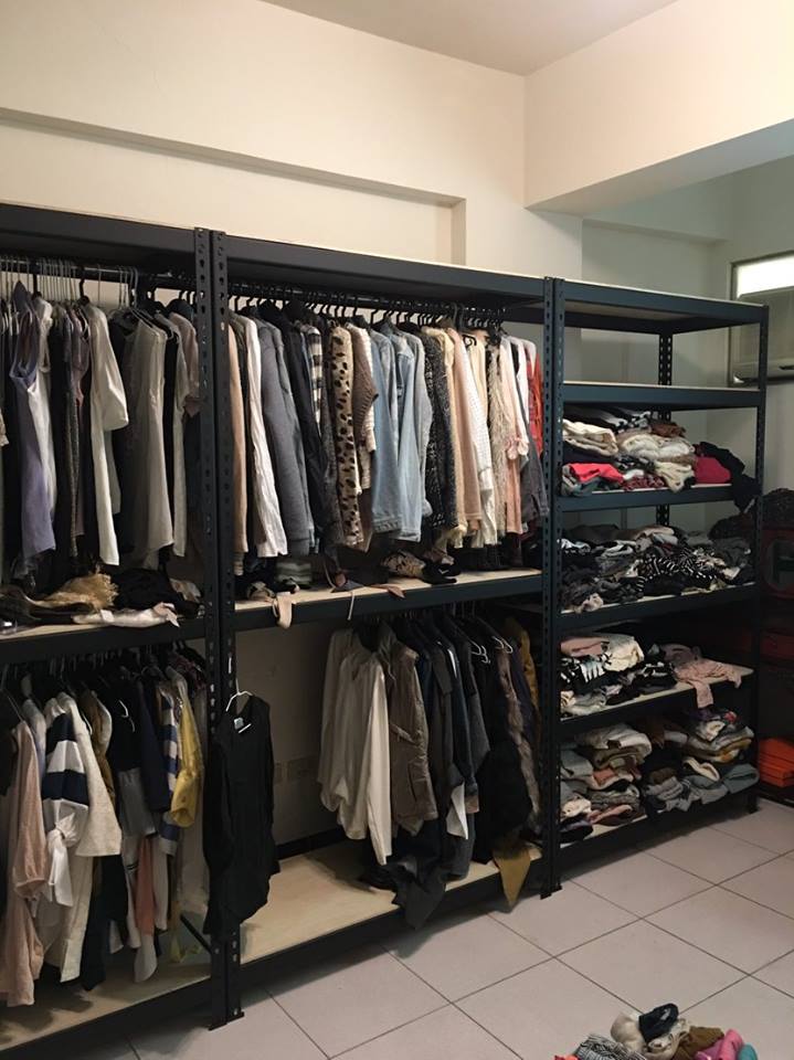 東區陳小姐～消光黑角鋼置衣架