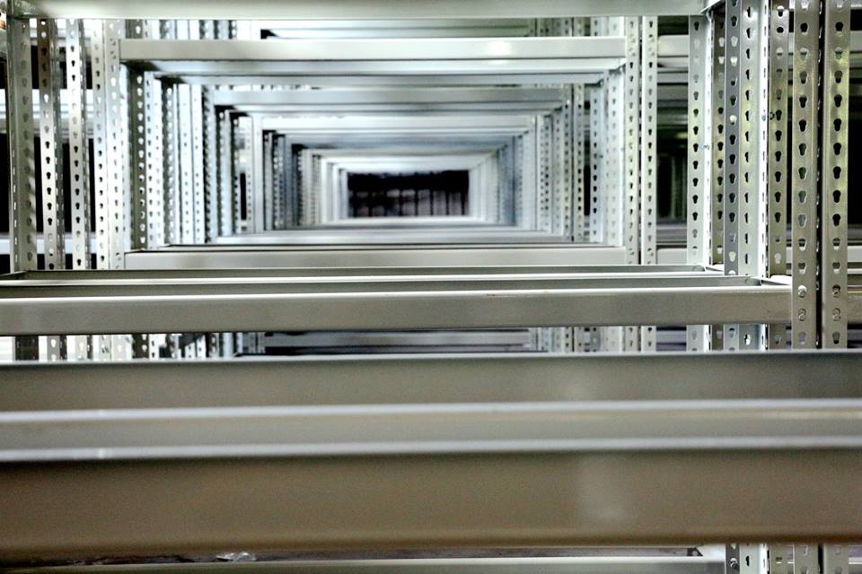 高雄物流公司～免螺絲角鋼倉庫積層式物料架&nbsp;