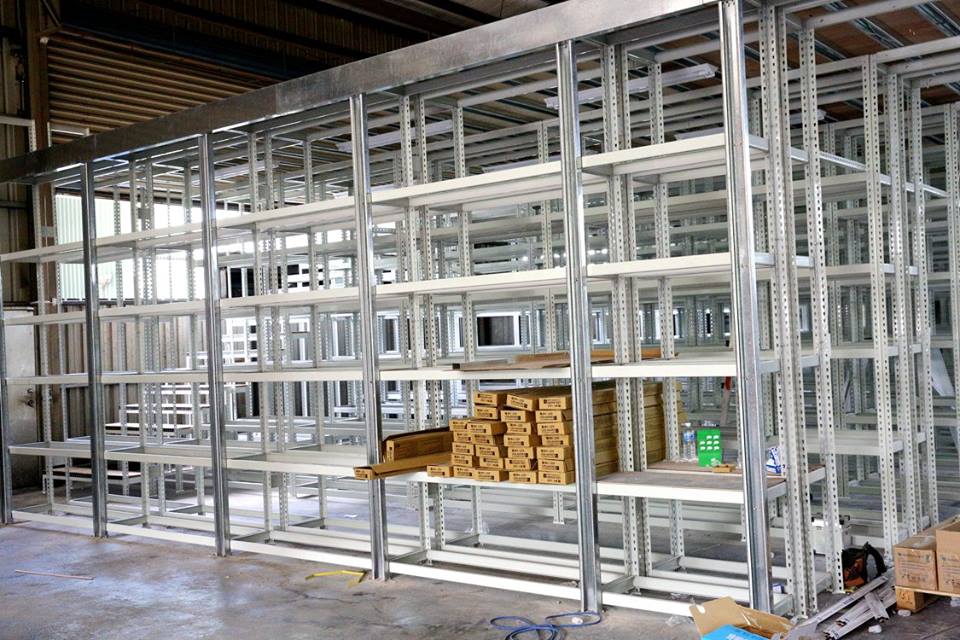 高雄物流公司～免螺絲角鋼倉庫積層式物料架&nbsp;