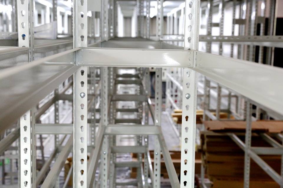 高雄物流公司～免螺絲角鋼倉庫積層式物料架&nbsp;