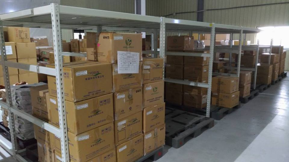 六甲區蘭都觀光工廠~象牙白免螺絲角鋼倉儲架