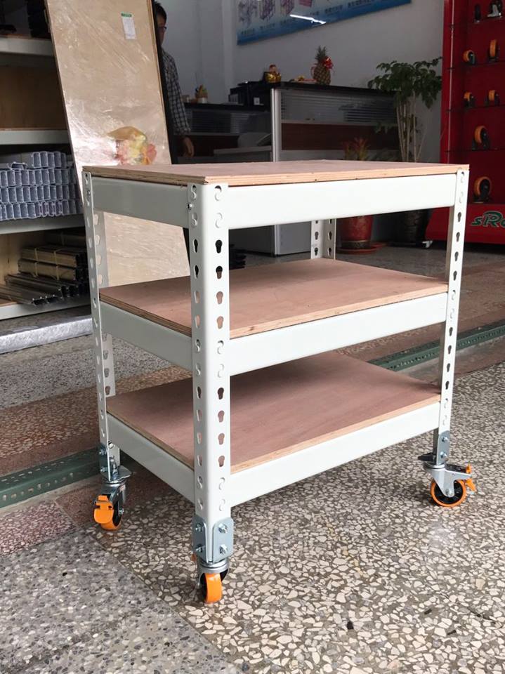 仁德區公司～免螺絲角鋼車輪架