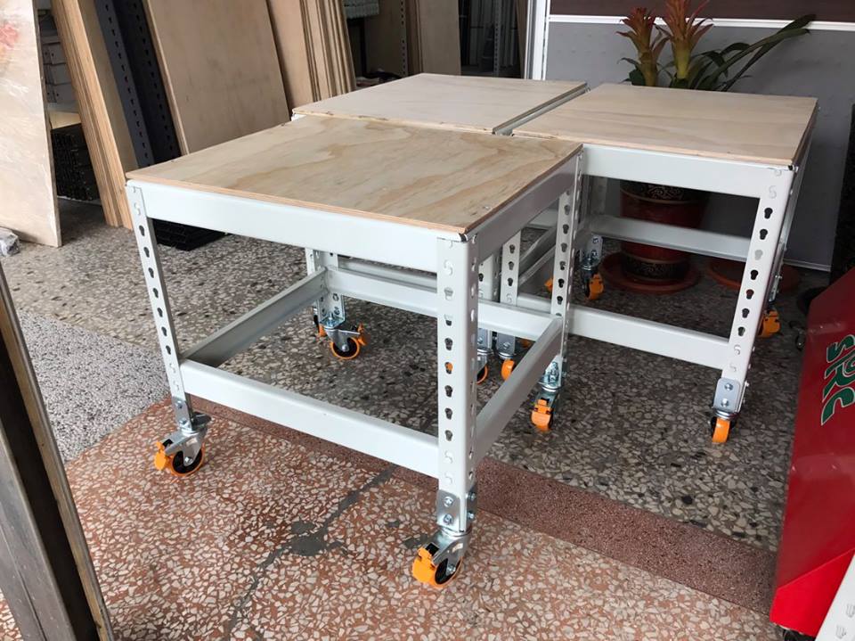 仁德區公司～免螺絲角鋼車輪架