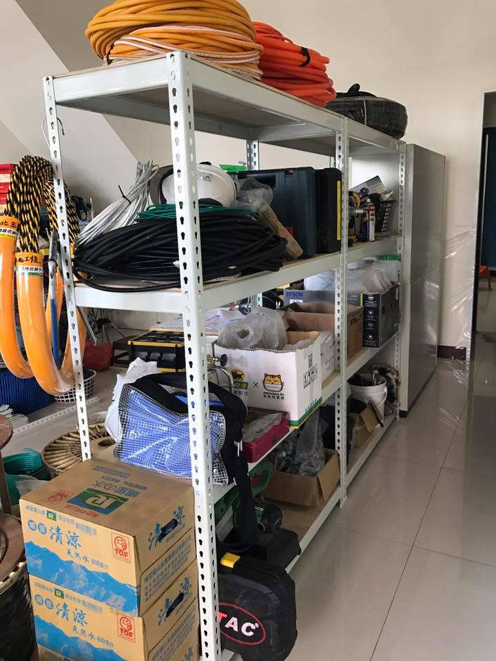 善化區太陽能公司～免螺絲倉儲角鋼架