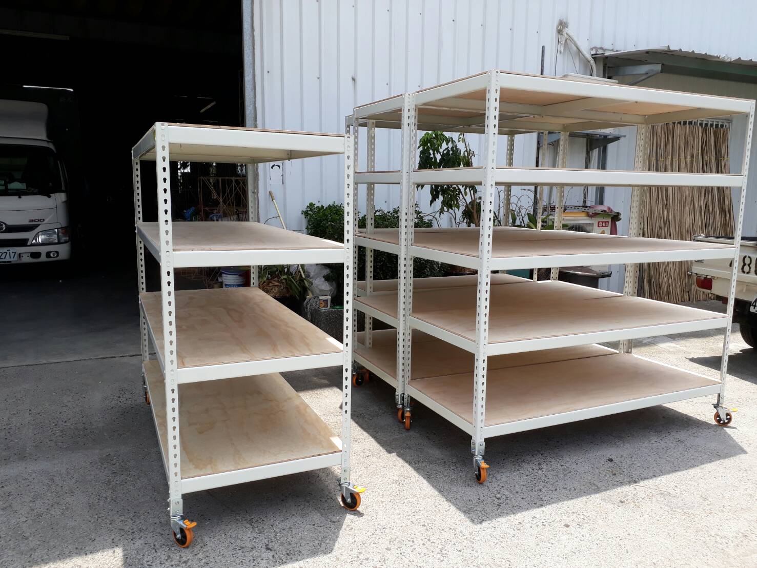 免螺絲角鋼車輪架