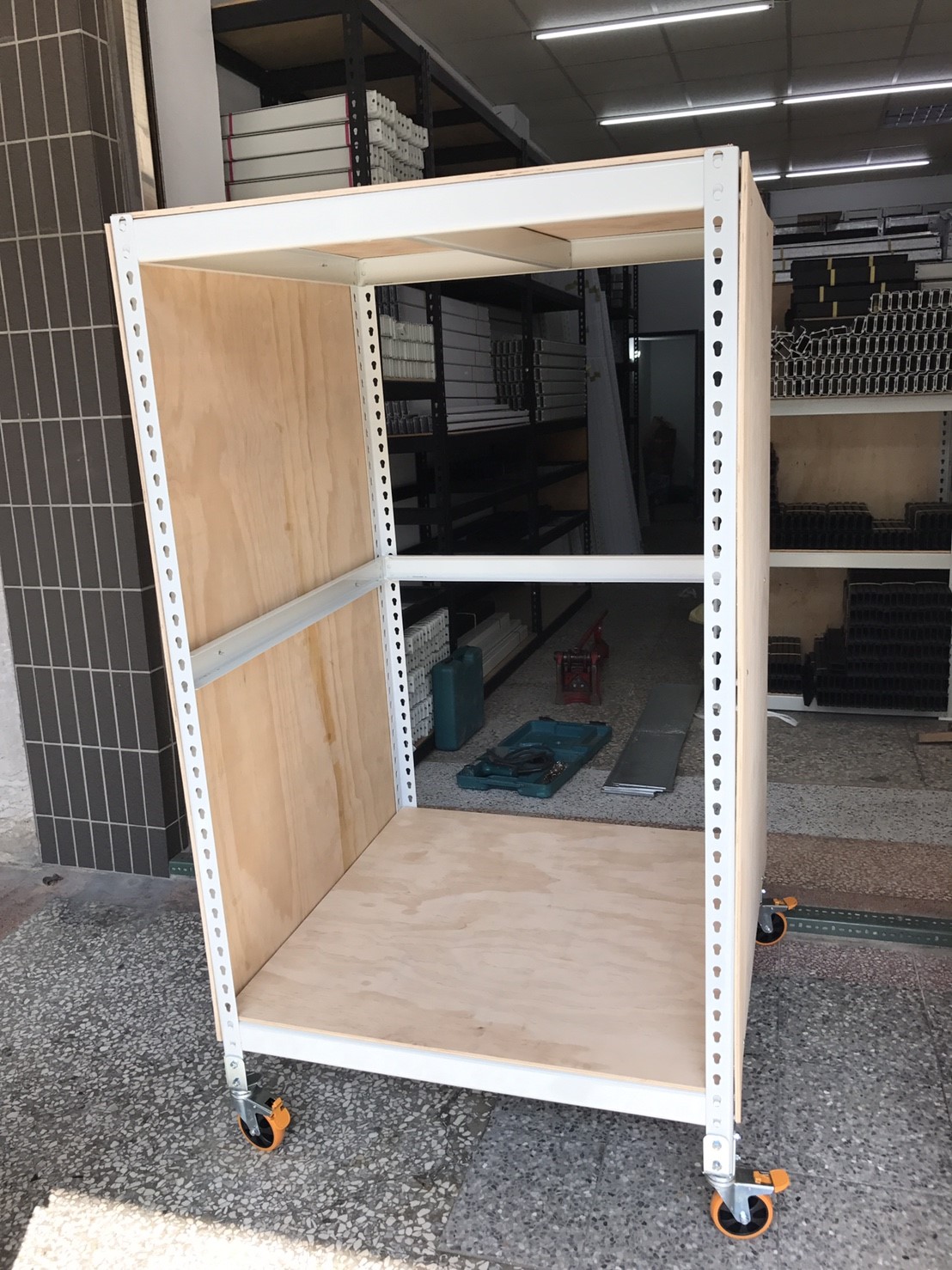 免螺絲角鋼車輪架