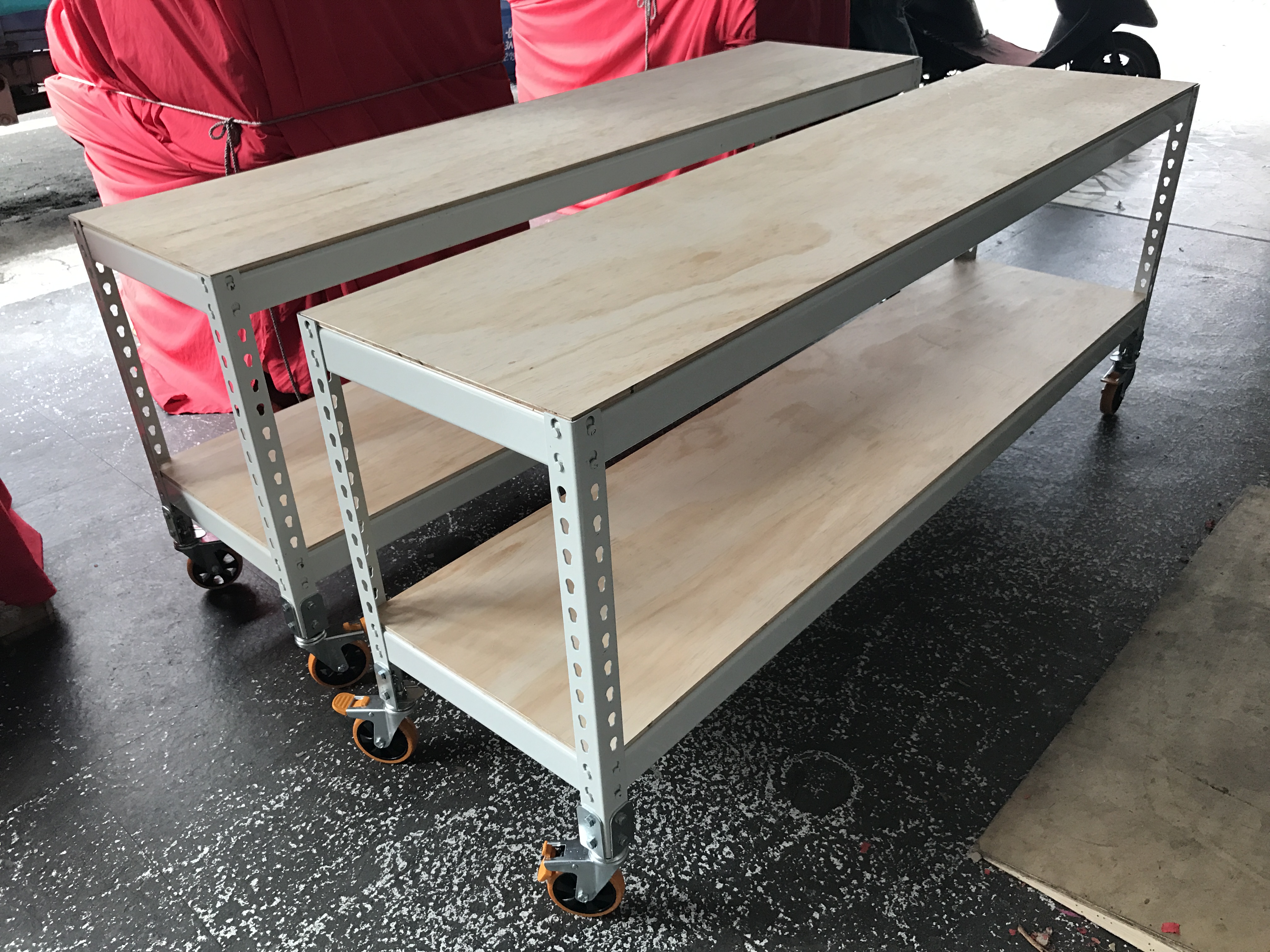 免螺絲角鋼車輪架