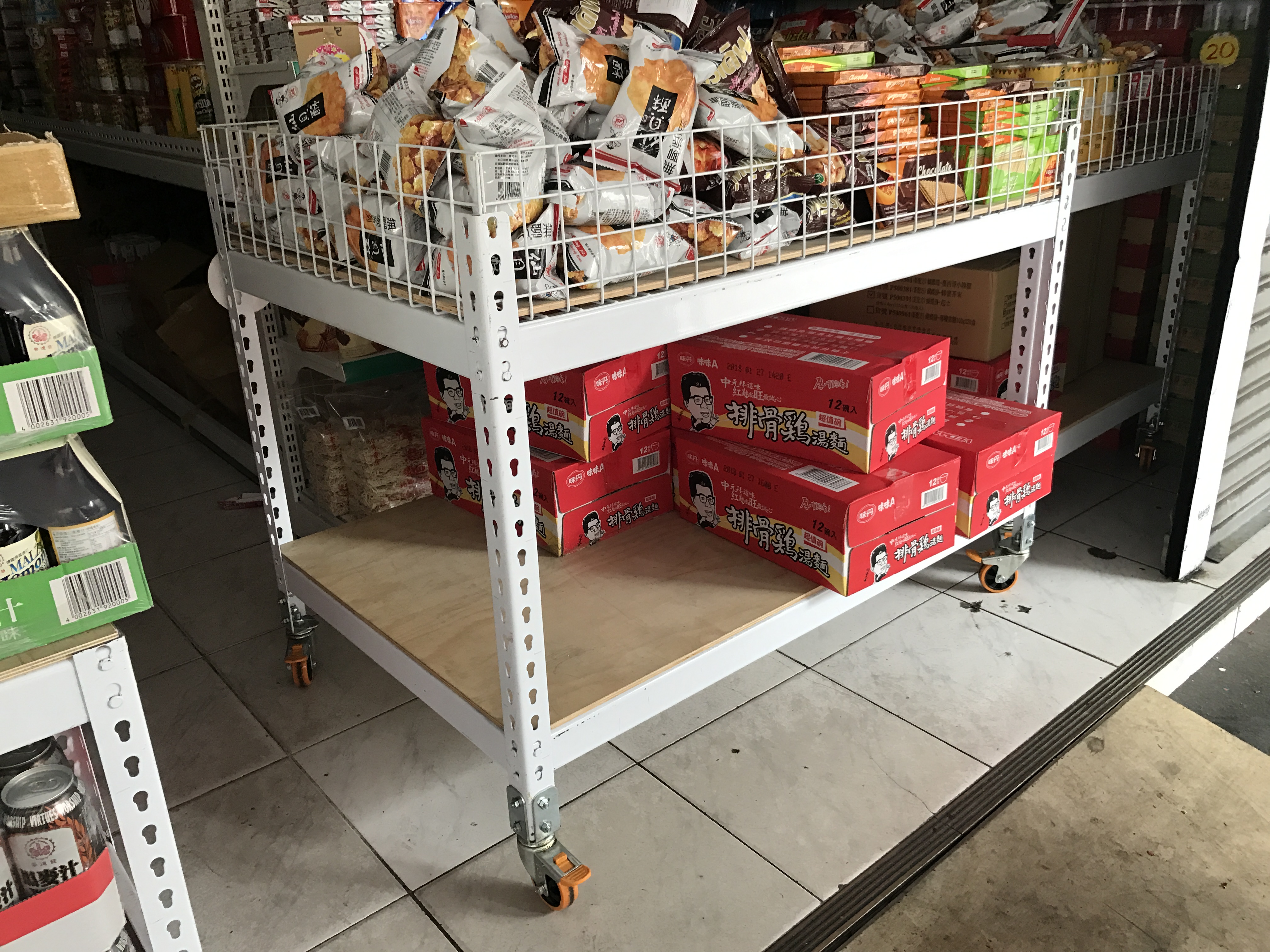 免螺絲角鋼車輪架