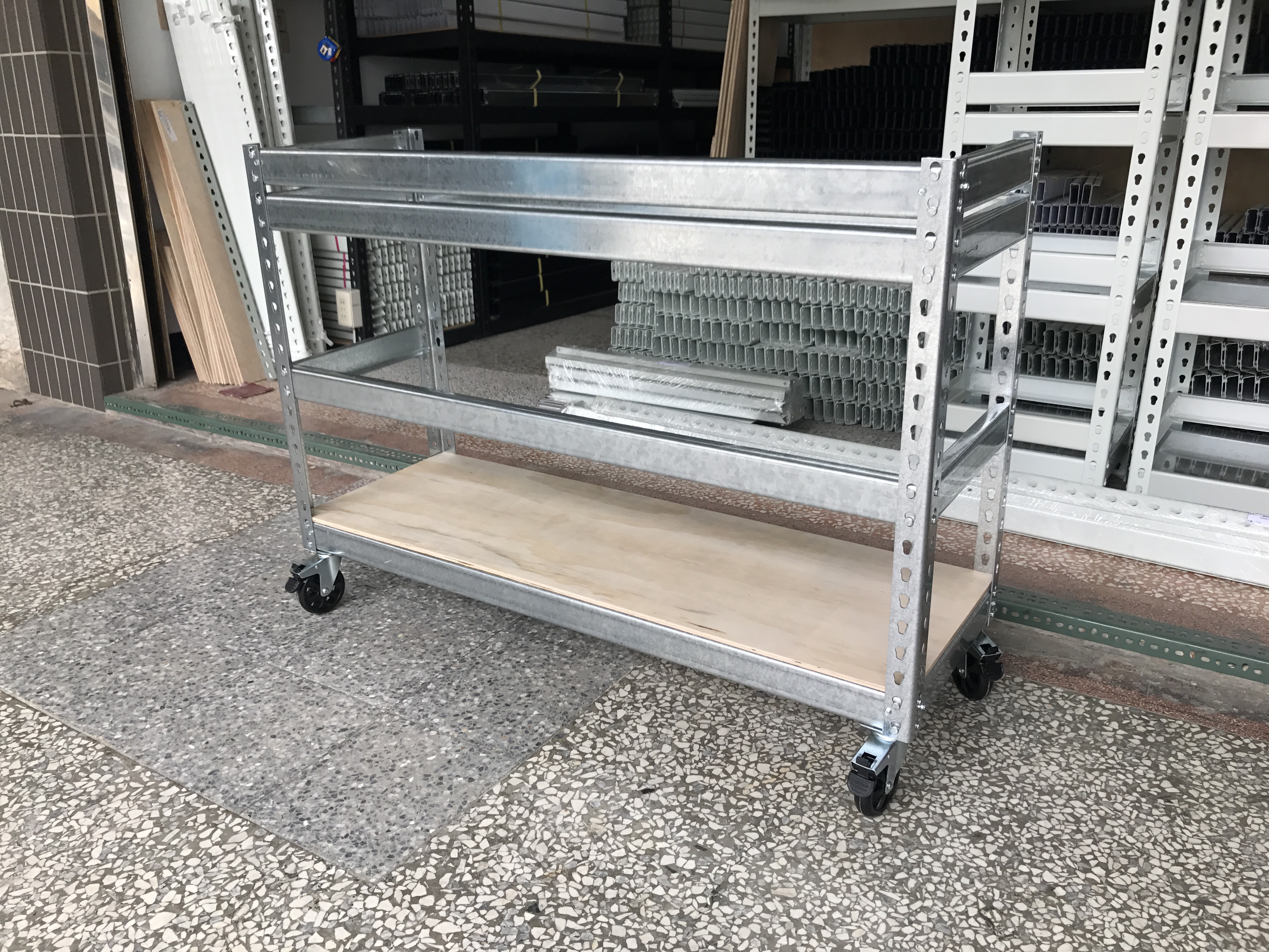 免螺絲角鋼車輪架