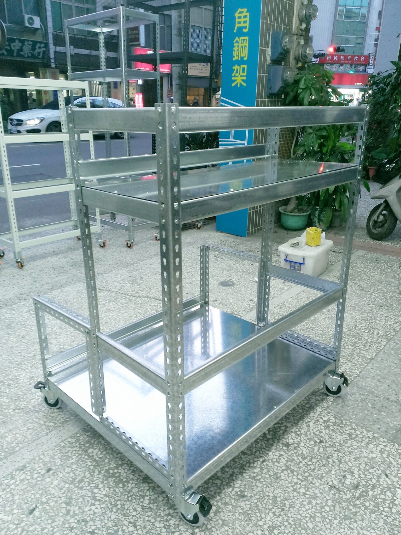 免螺絲角鋼架(鍍鋅材質)