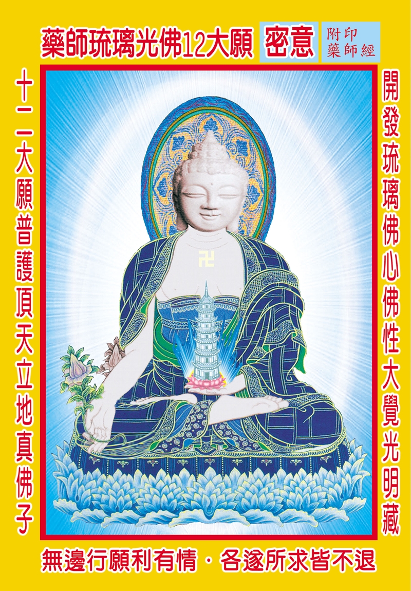 藥師佛十二大願密意