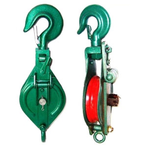 日式開口單輪滑車