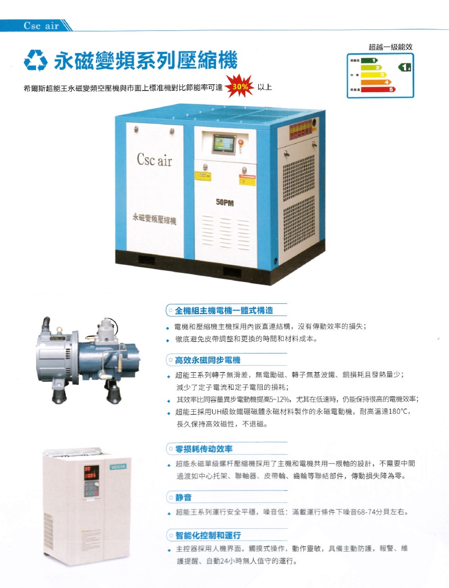 節能空壓機-變頻系列壓縮機