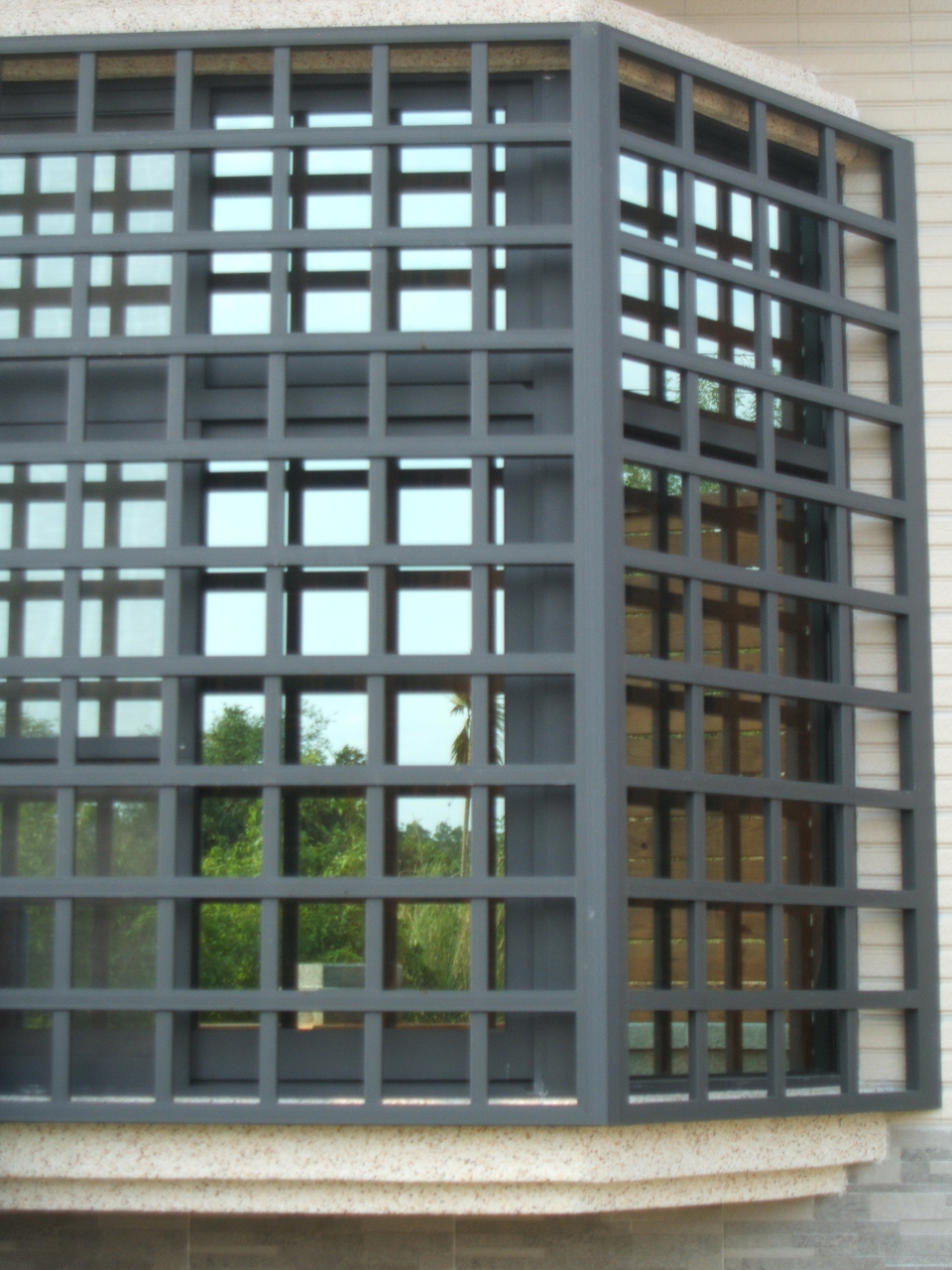 鋁製格子式防盜窗RF10