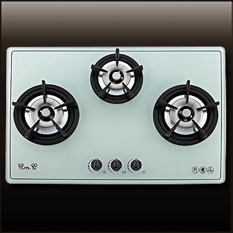 JT-3002A三口玻璃檯面爐