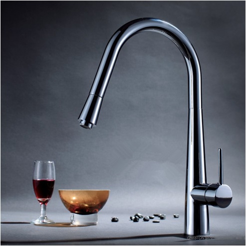 單把下拉式廚用龍頭