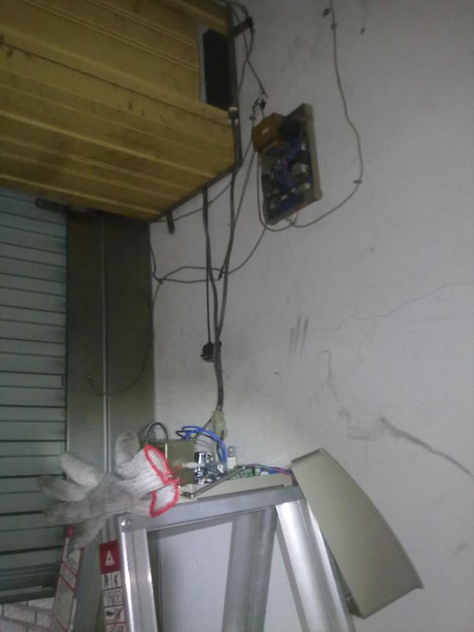 快速門馬達換裝