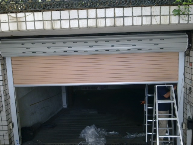 車道快速捲門施工圖