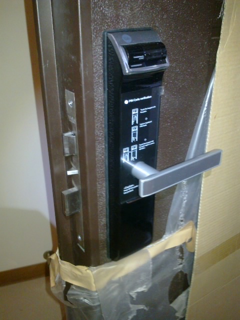 客戶換裝Yale4109指紋鎖