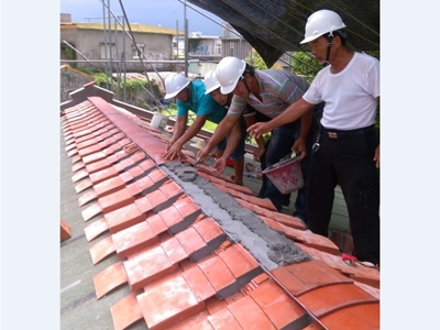 ♜屋脊修復工程♜古蹟修復-全鴻建材行