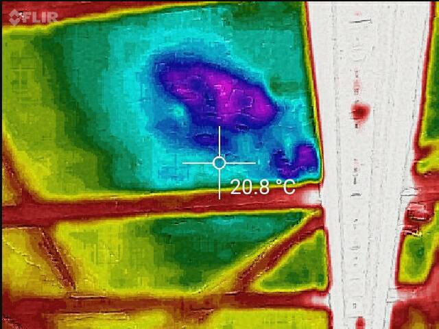 天花板抓漏-熱顯像測量
