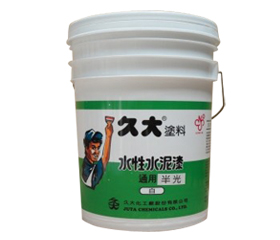 半光型水性水泥漆