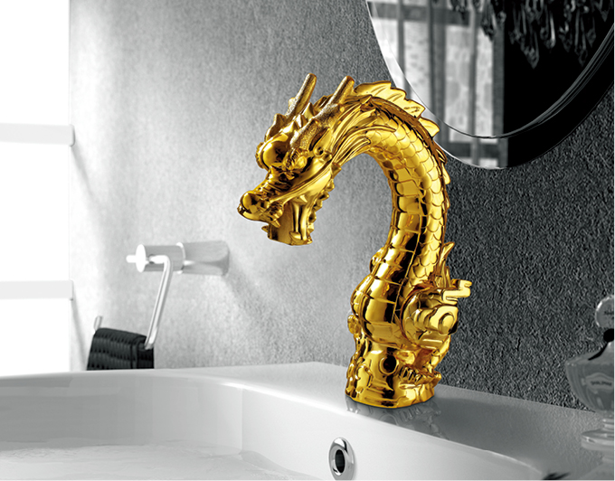 金龍單把手旋轉混合龍頭