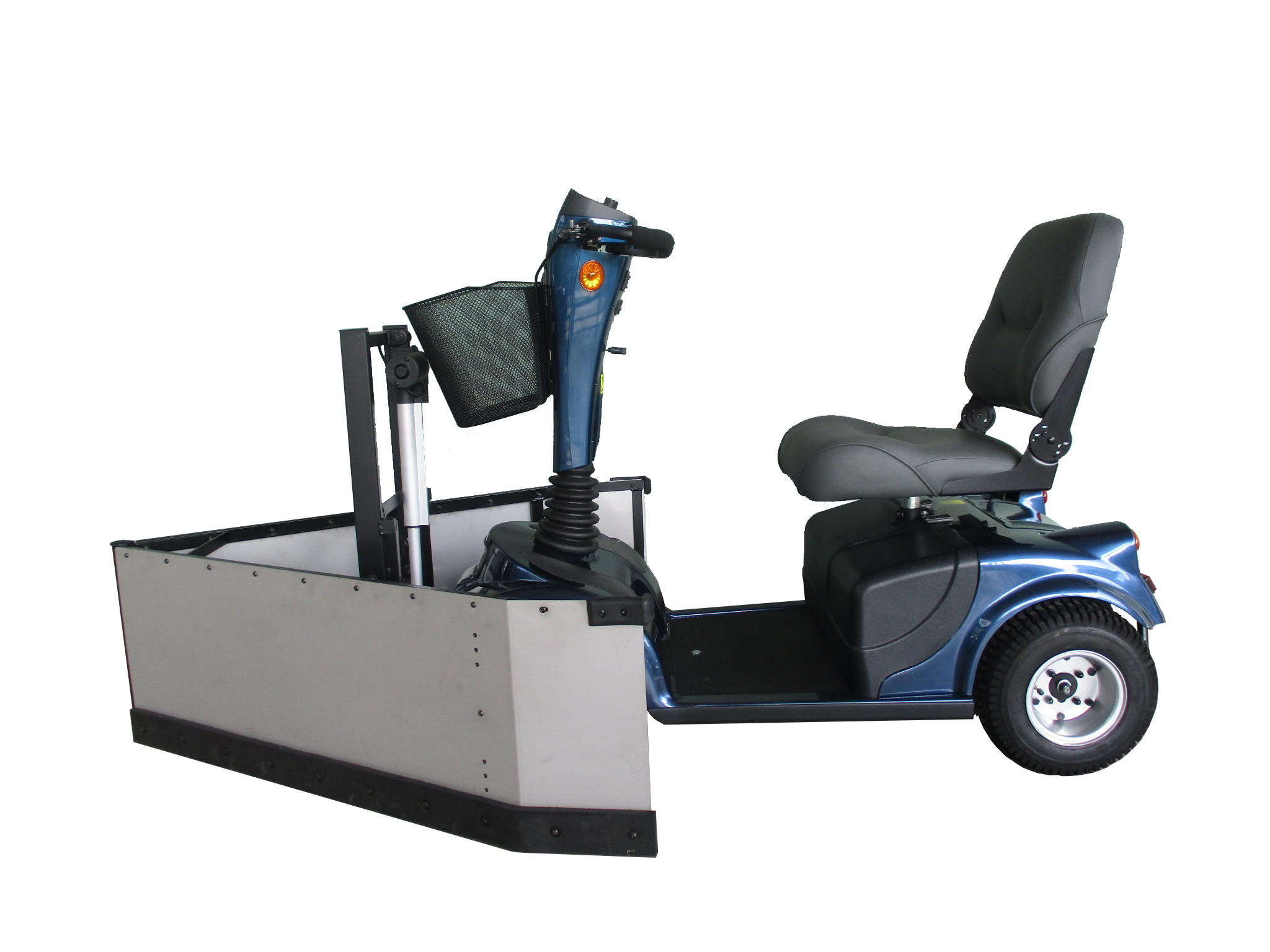 雙面電動推草機