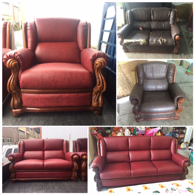 25年老沙發更換南亞透氣皮