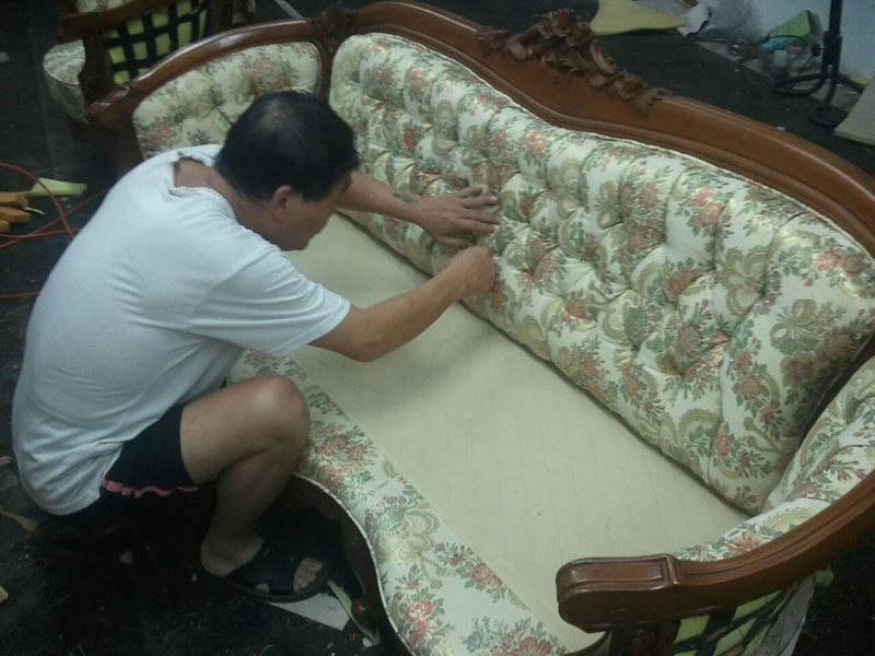 法式古典手工沙發