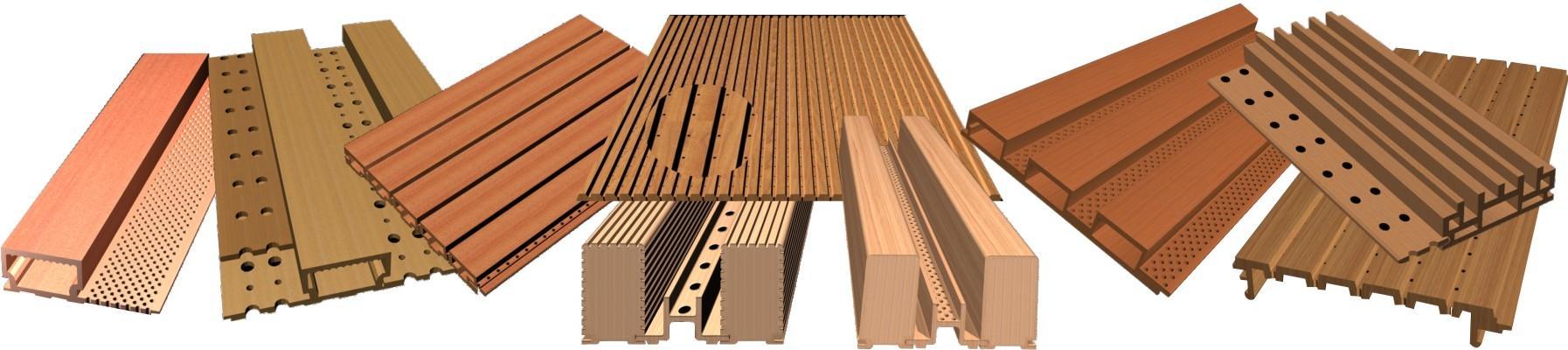 再生木立體擴散吸音板