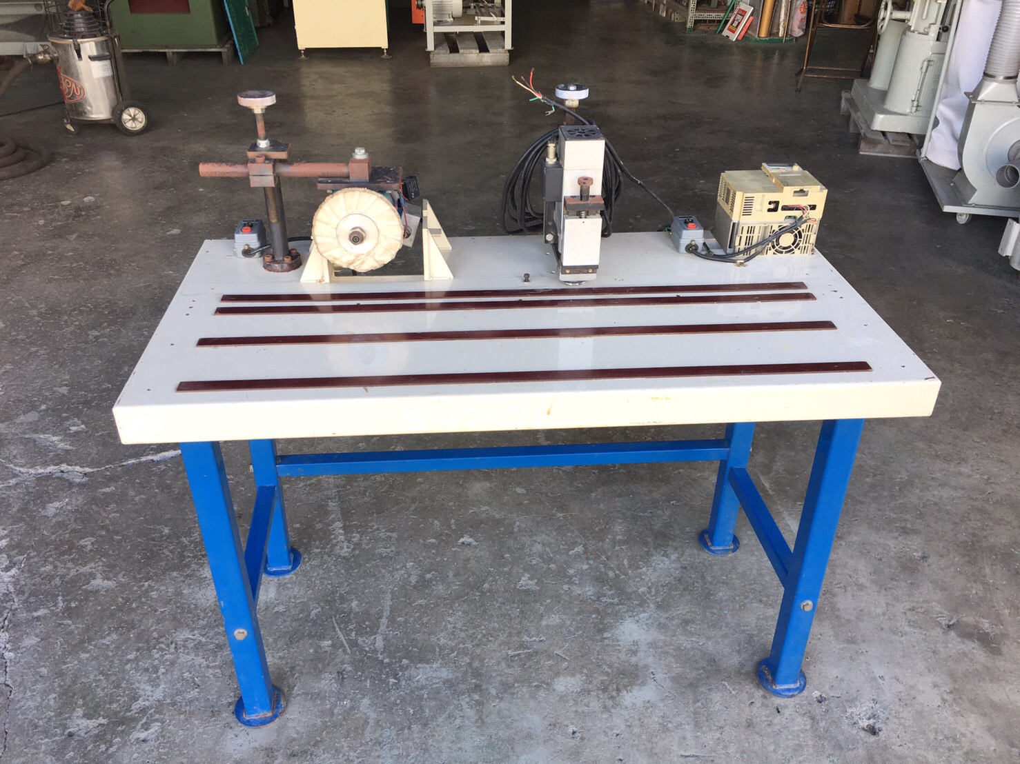 單面倒角+布輪機