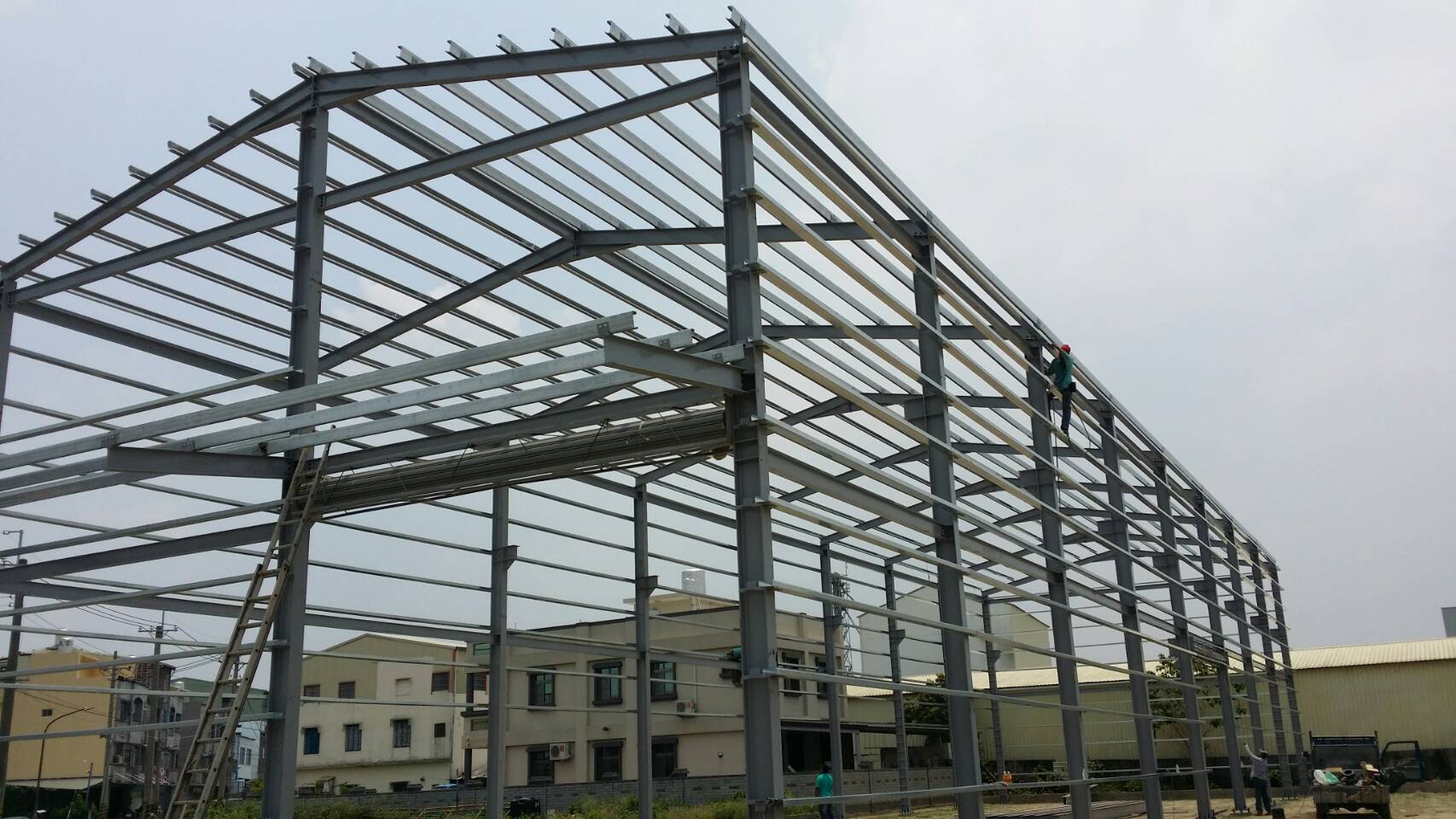 鋼骨結構.廠房設計施工-勝佳工程行