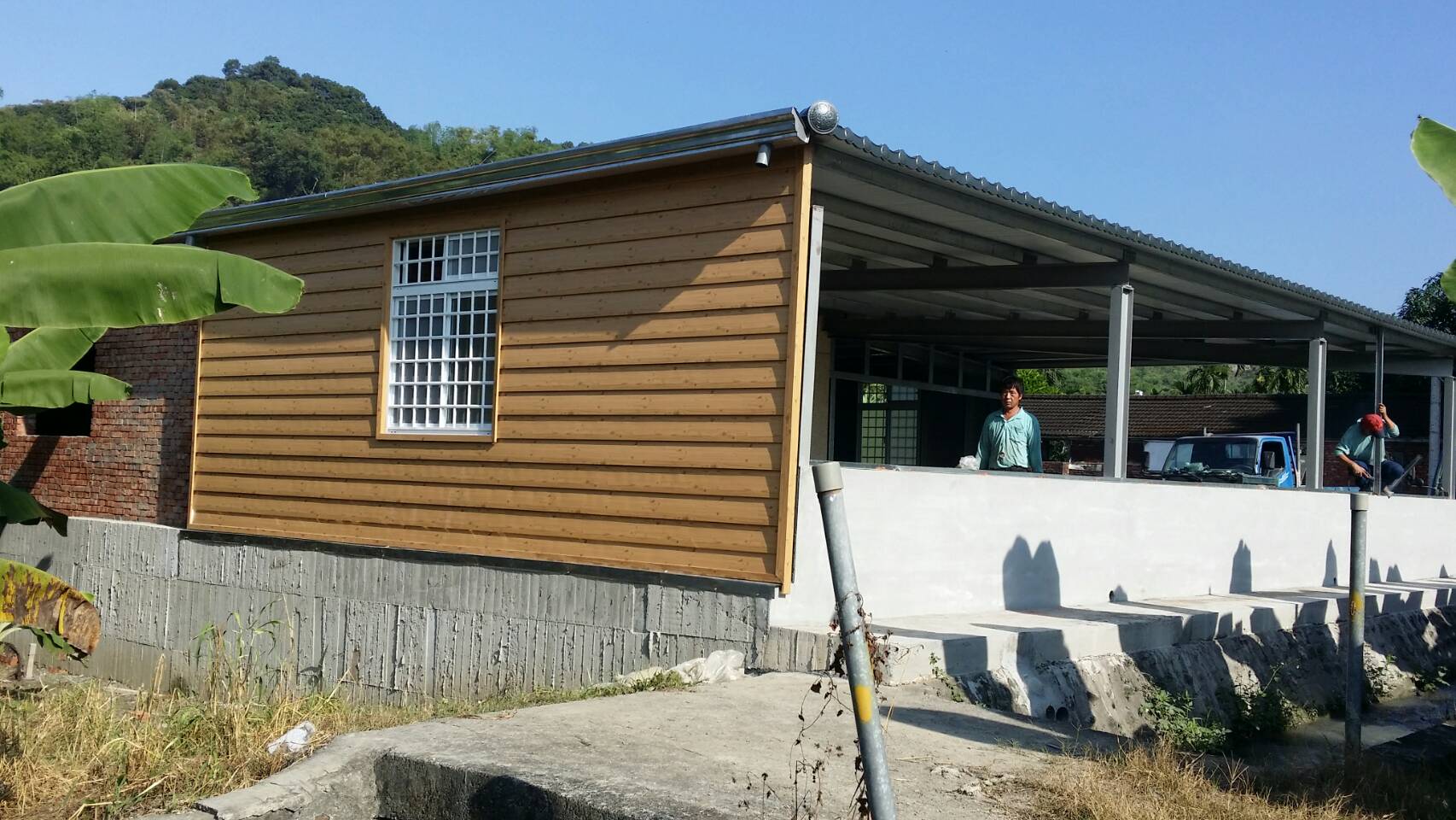 景觀庭院觀賞鐵厝.室外景觀庭院觀賞鐵厝-勝佳工程行