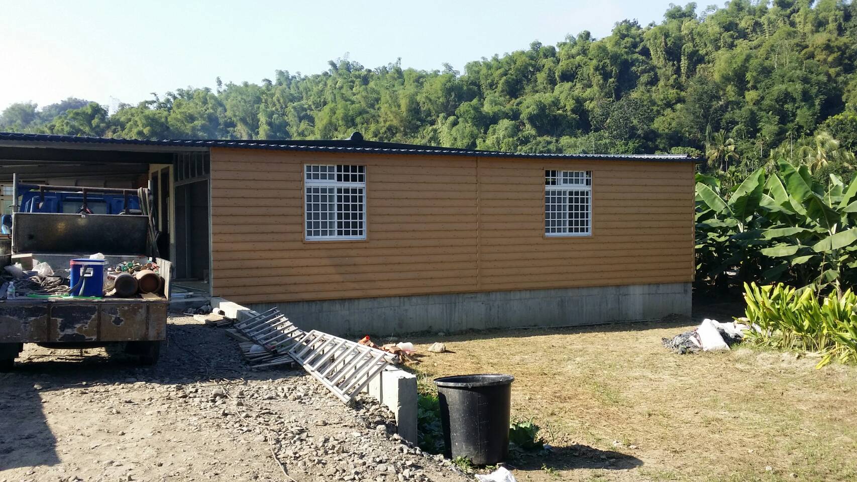 室外景觀庭院觀賞鐵厝-勝佳工程行